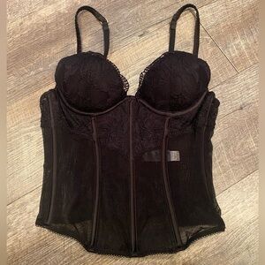 La Senza Black Lace Bustier